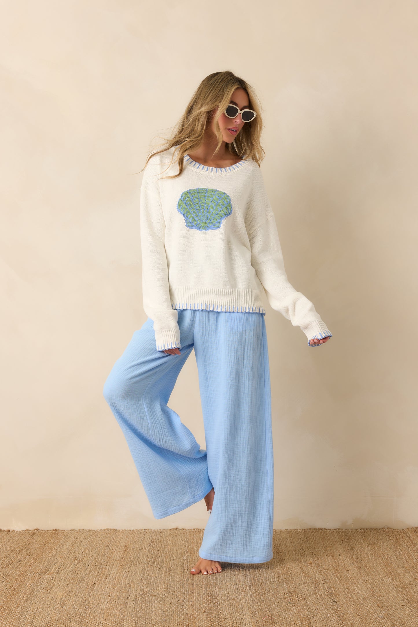 Shell Island Sweater by Paradisa at Southern Sunday Boutique in Naples, FL