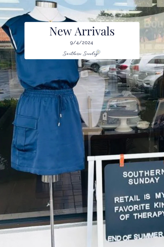 New Arrivals for 9/4/24 cover photo for Southern Sunday Boutique in Naples, FL