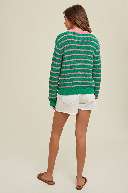 Striped Beach Bum Sweater from Southern Sunday