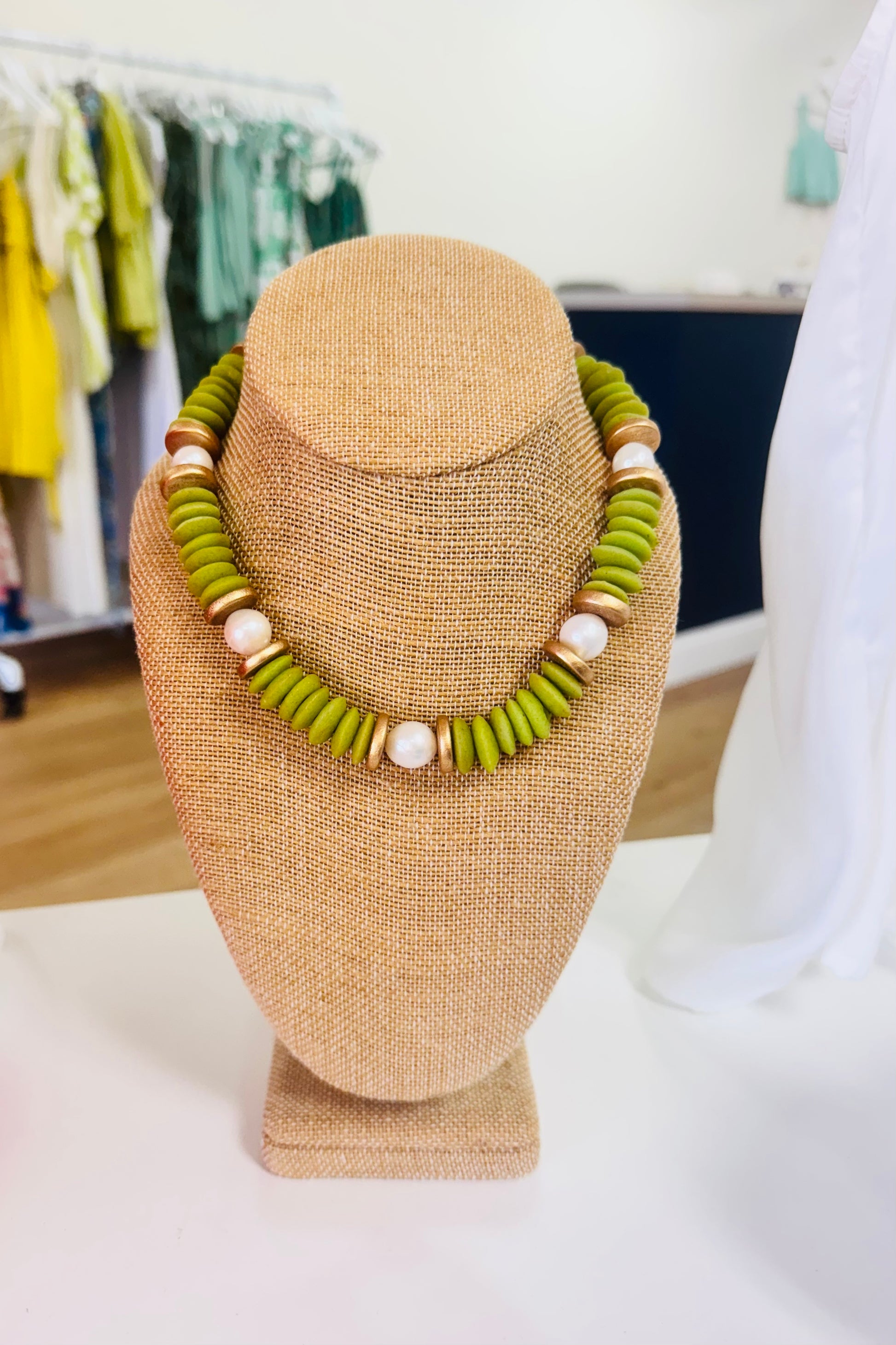 Lagos Beaded Necklace from Southern Marc Designs at Southern Sunday Boutique
