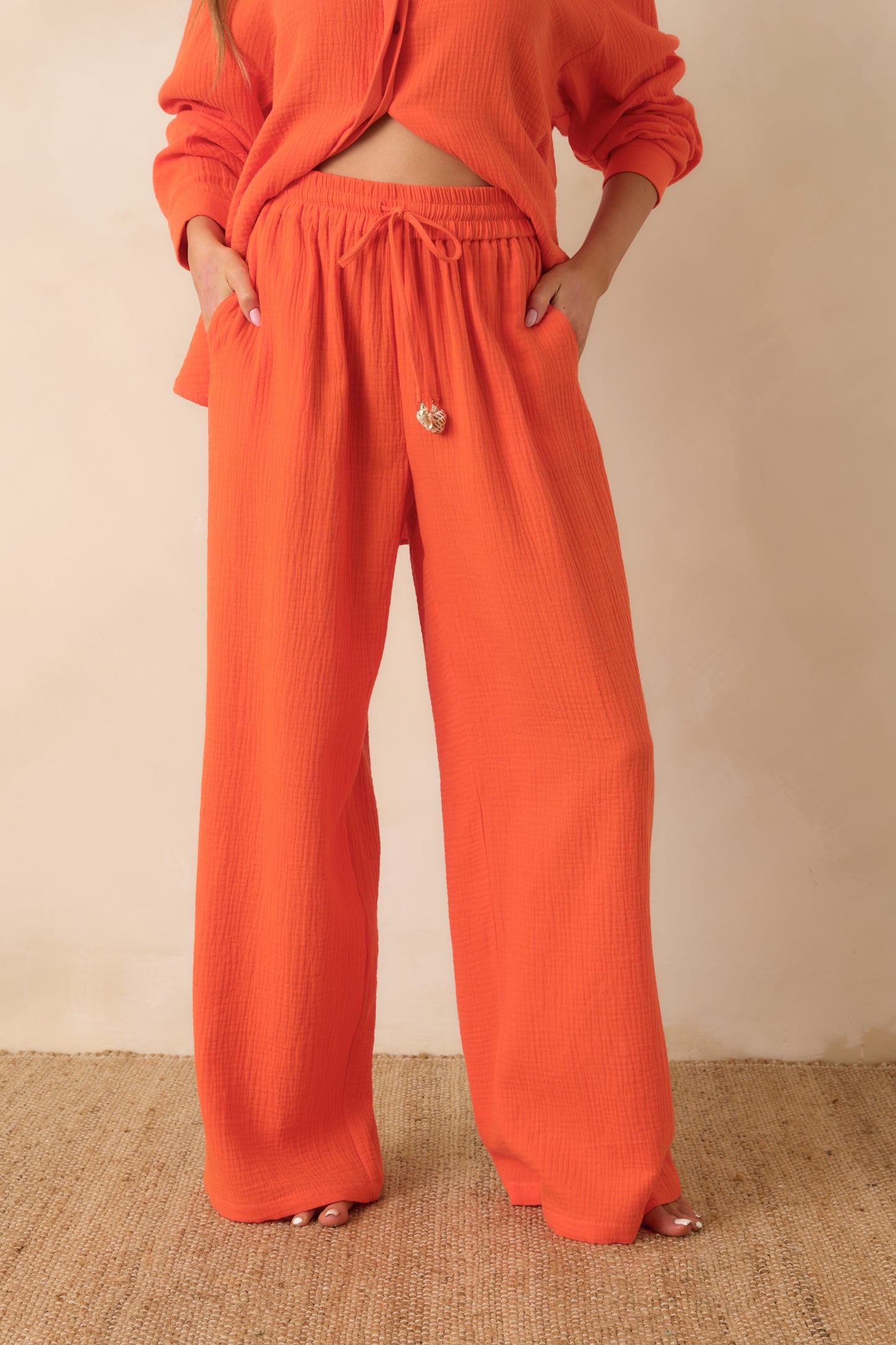 Dunedin Pants in Tropical Sunrise from Paradisa at Southern Sunday Boutique in Naples, FL