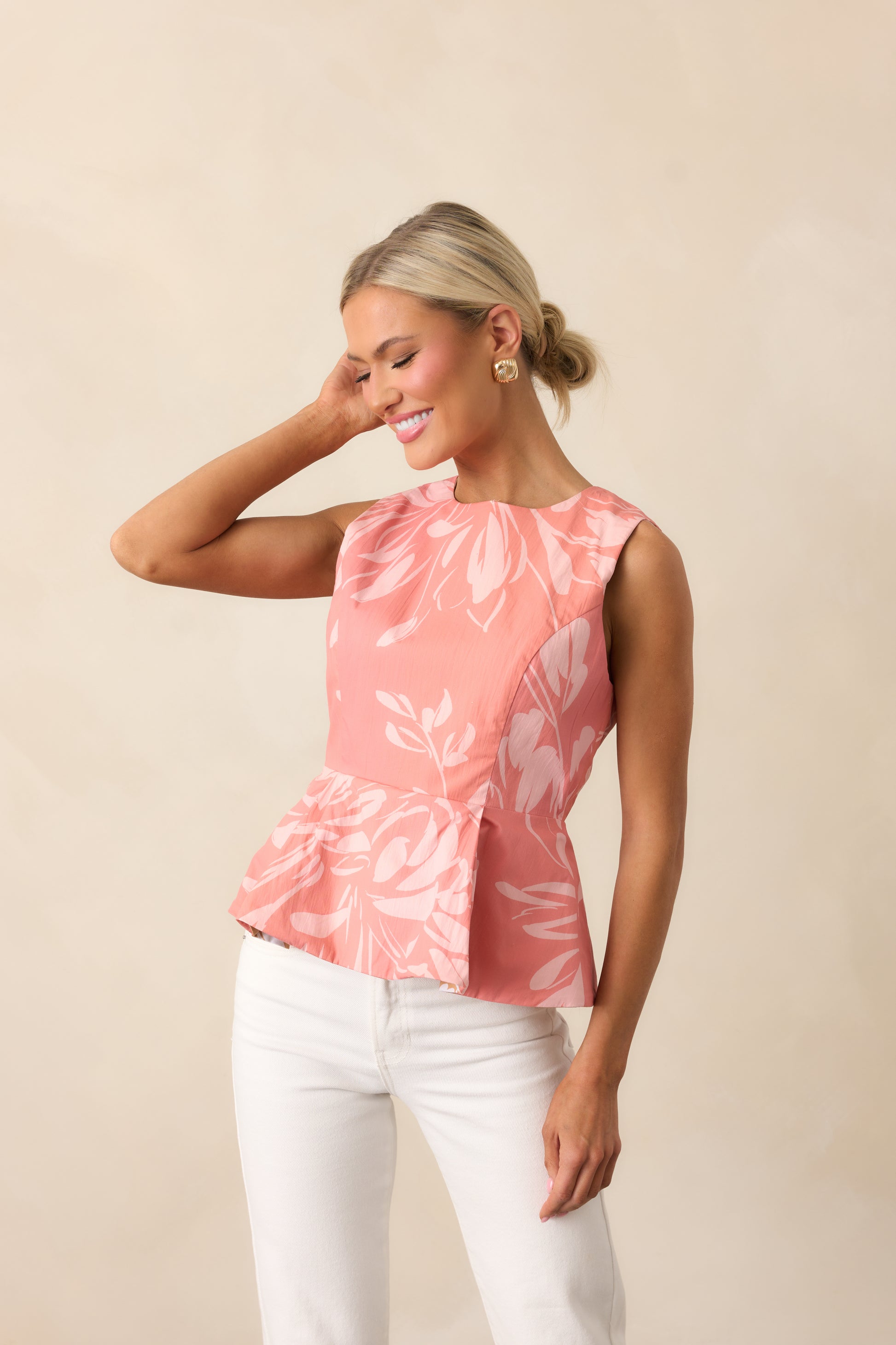 Sabine Reversible Peplum Top by Prosperina from Southern Sunday Boutique in Naples, FL
