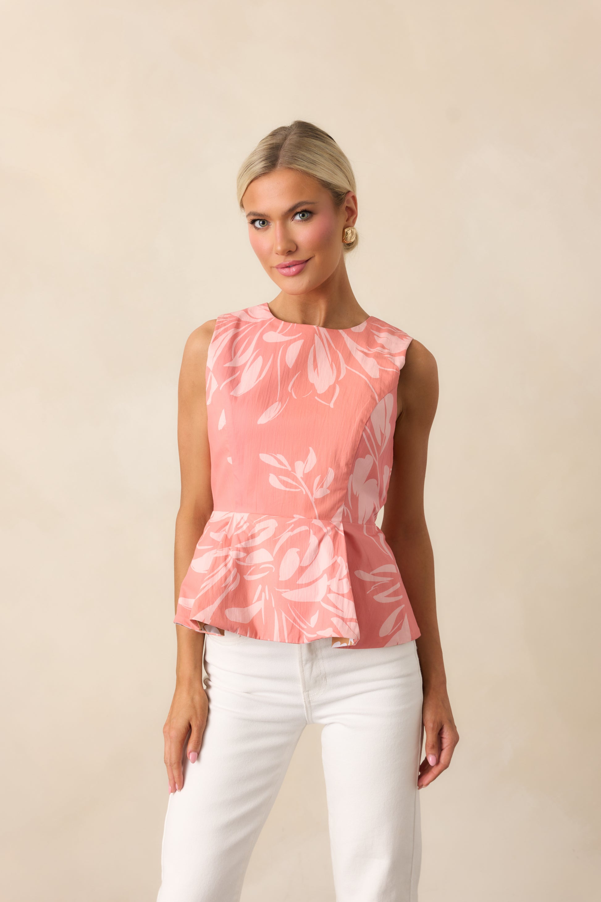Sabine Reversible Peplum Top by Prosperina from Southern Sunday Boutique in Naples, FL