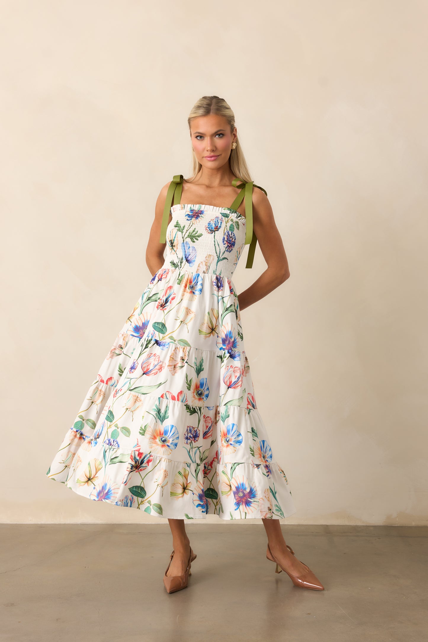 Aurea Bloom Midi Dress by Prosperina from Southern Sunday Boutique in Naples, FL