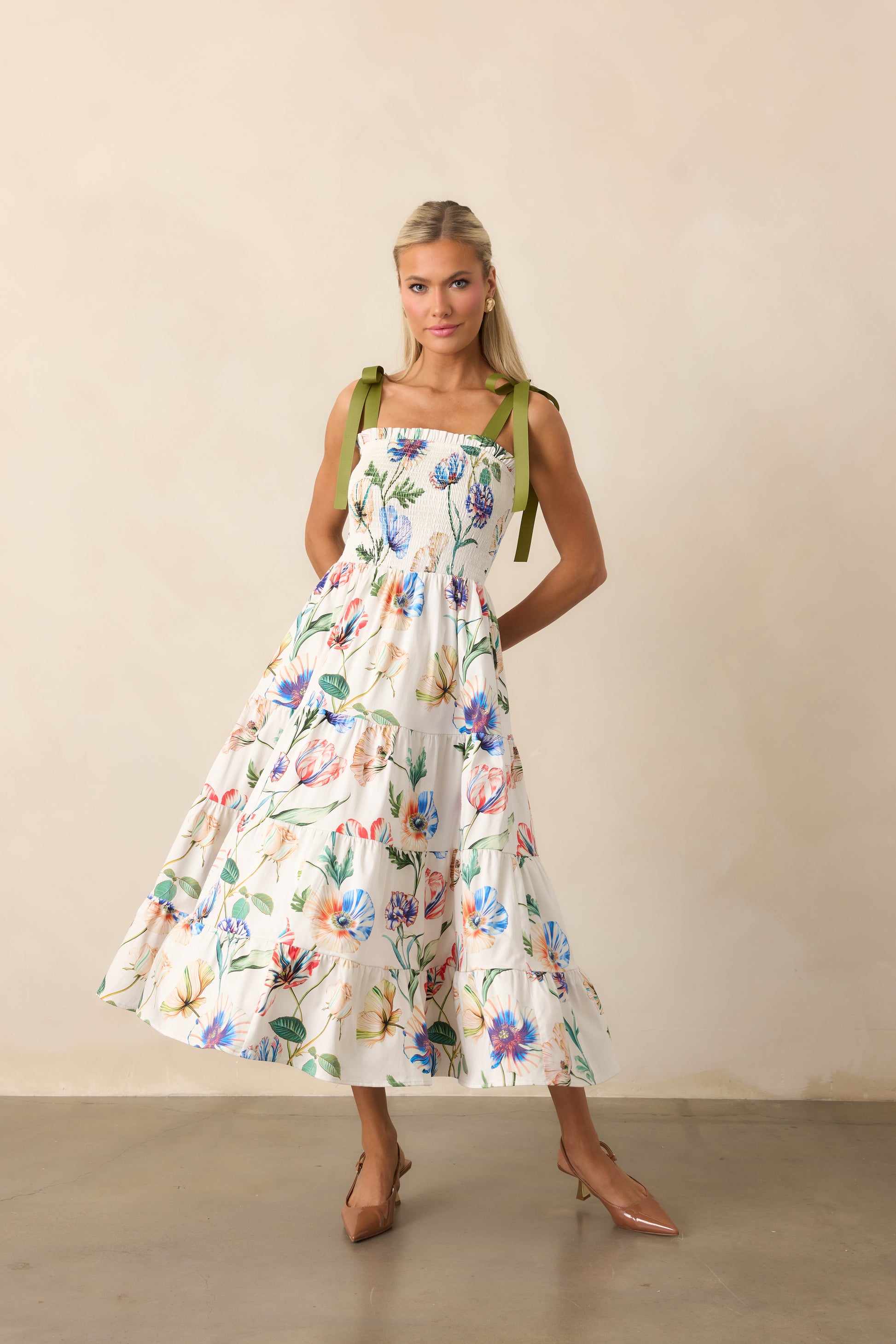 Aurea Bloom Midi Dress by Prosperina from Southern Sunday Boutique in Naples, FL