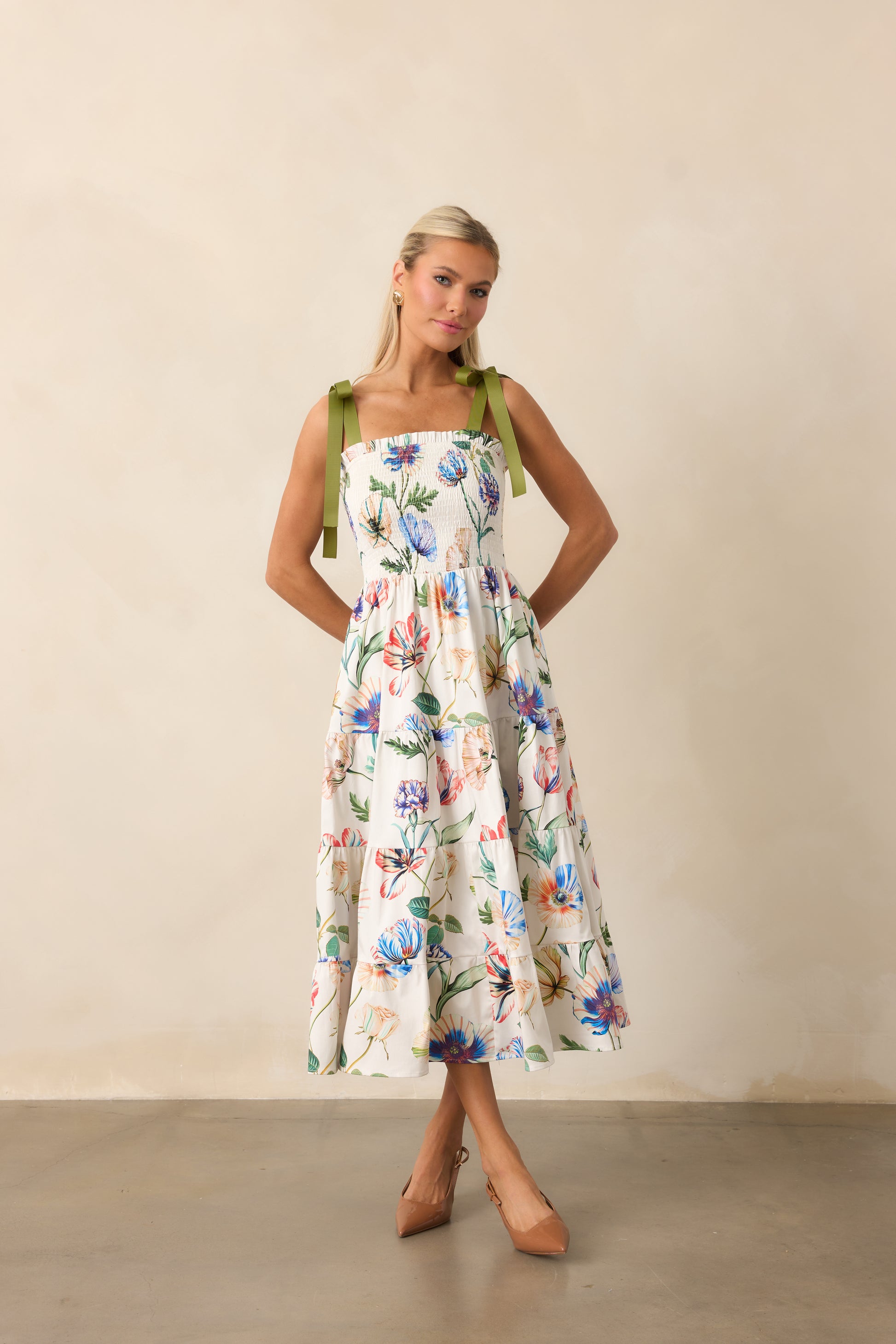 Aurea Bloom Midi Dress by Prosperina from Southern Sunday Boutique in Naples, FL