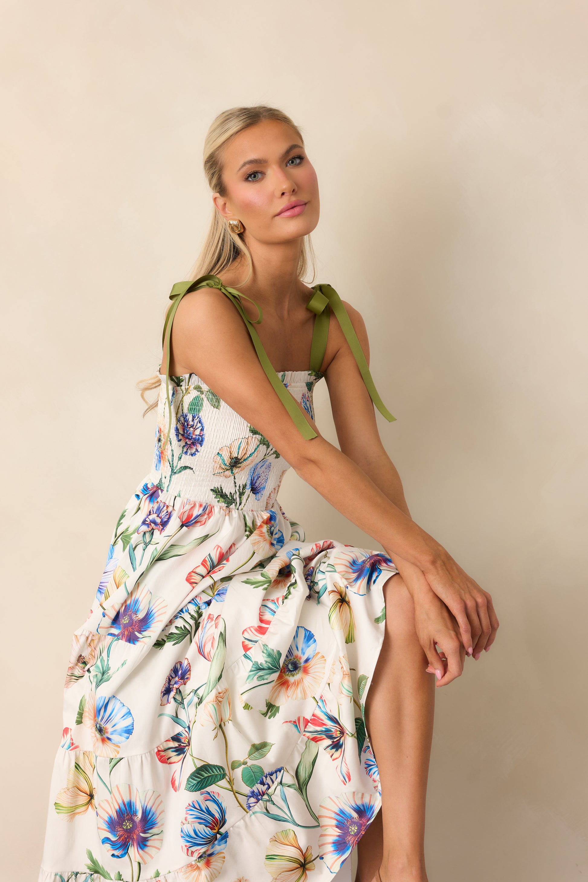 Aurea Bloom Midi Dress by Prosperina from Southern Sunday Boutique in Naples, FL
