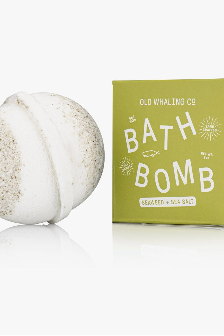 Old Whaling Company Seaweed & Sea Salt Bath Bomb from Southern Sunday