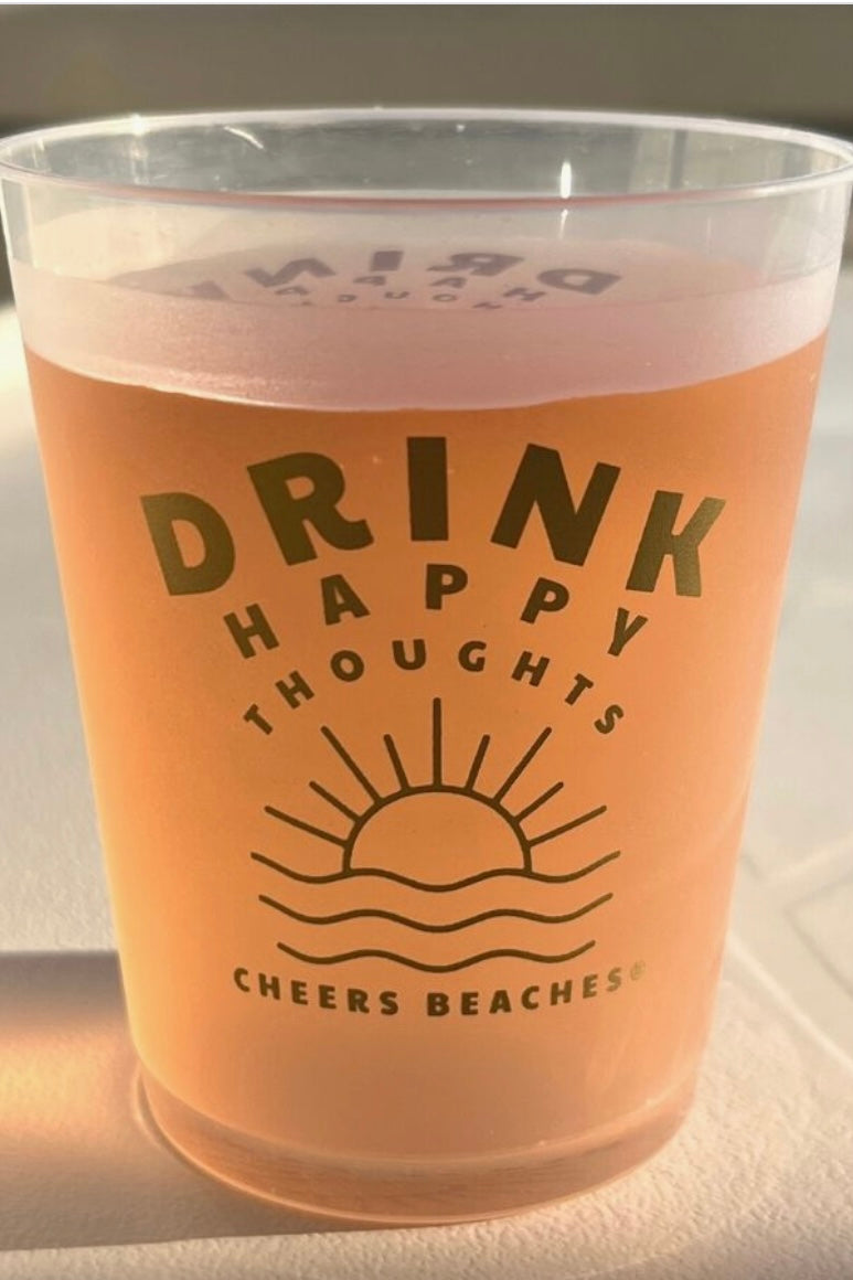Frosted Beach Cups Set of 8 from Southern Sunday