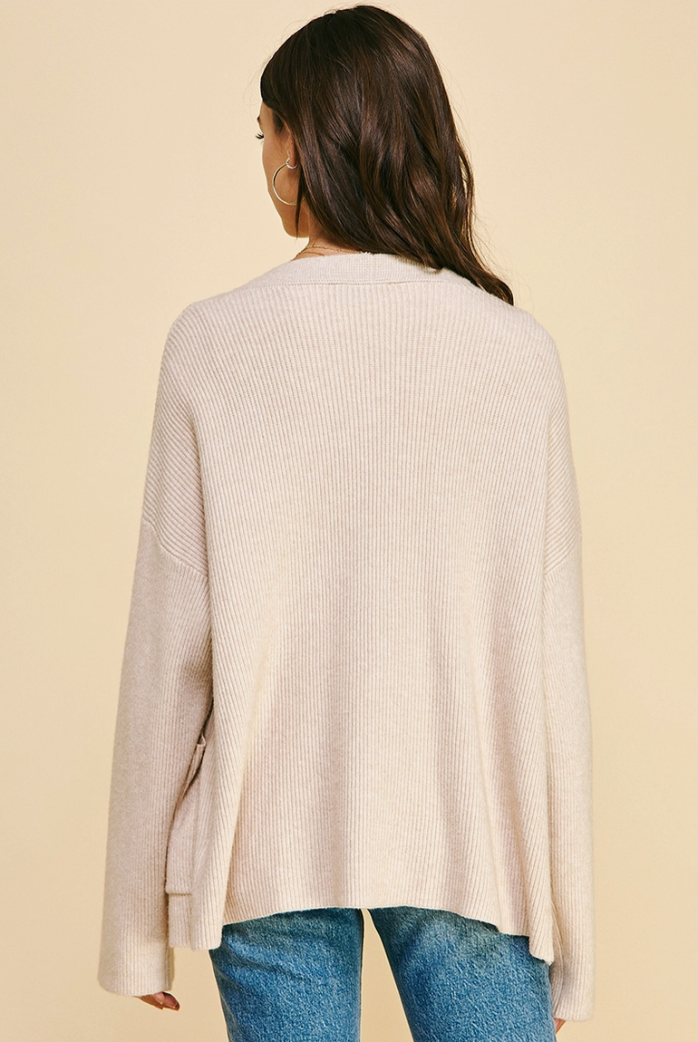 Ivory Open Knit Cardigan From Southern Sunday