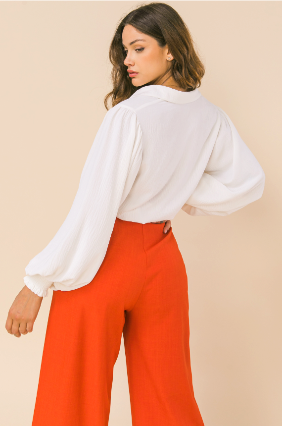 White Collared Blouse from Southern Sunday