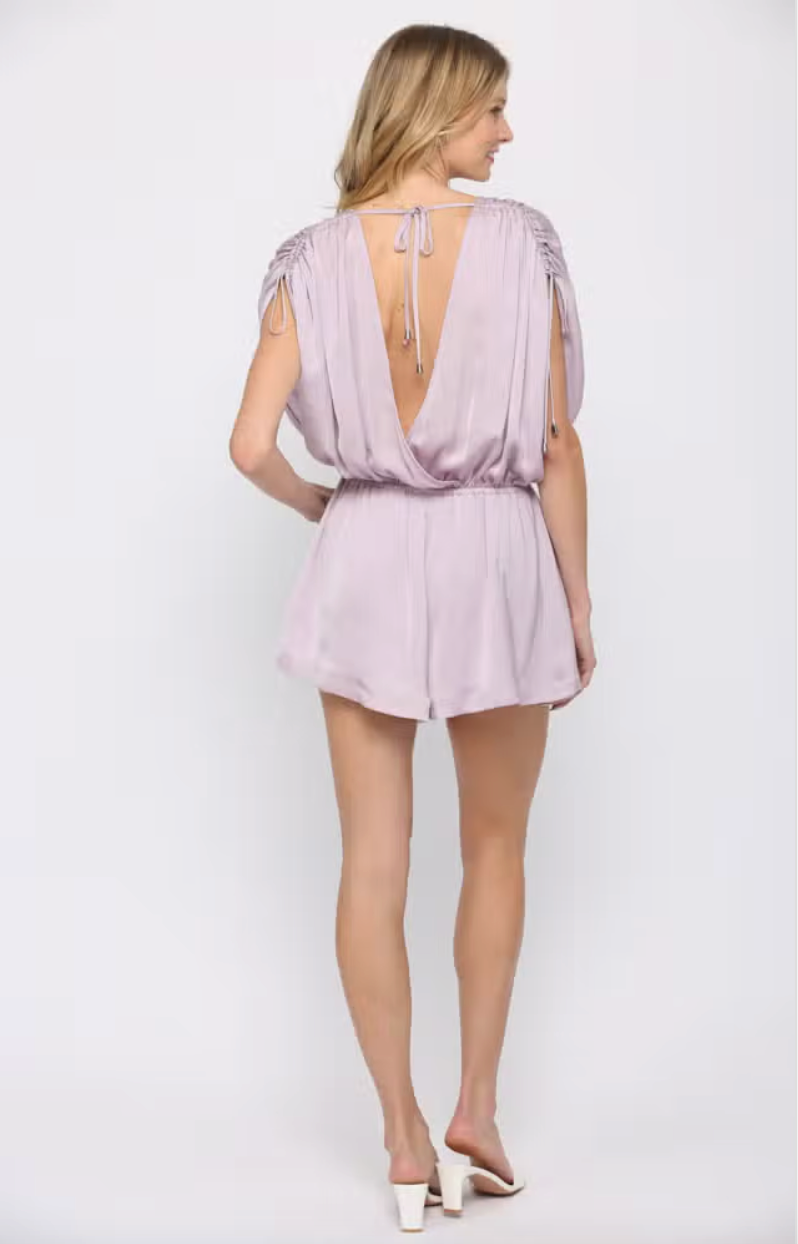 Lavender Surplice Romper from Southern Sunday