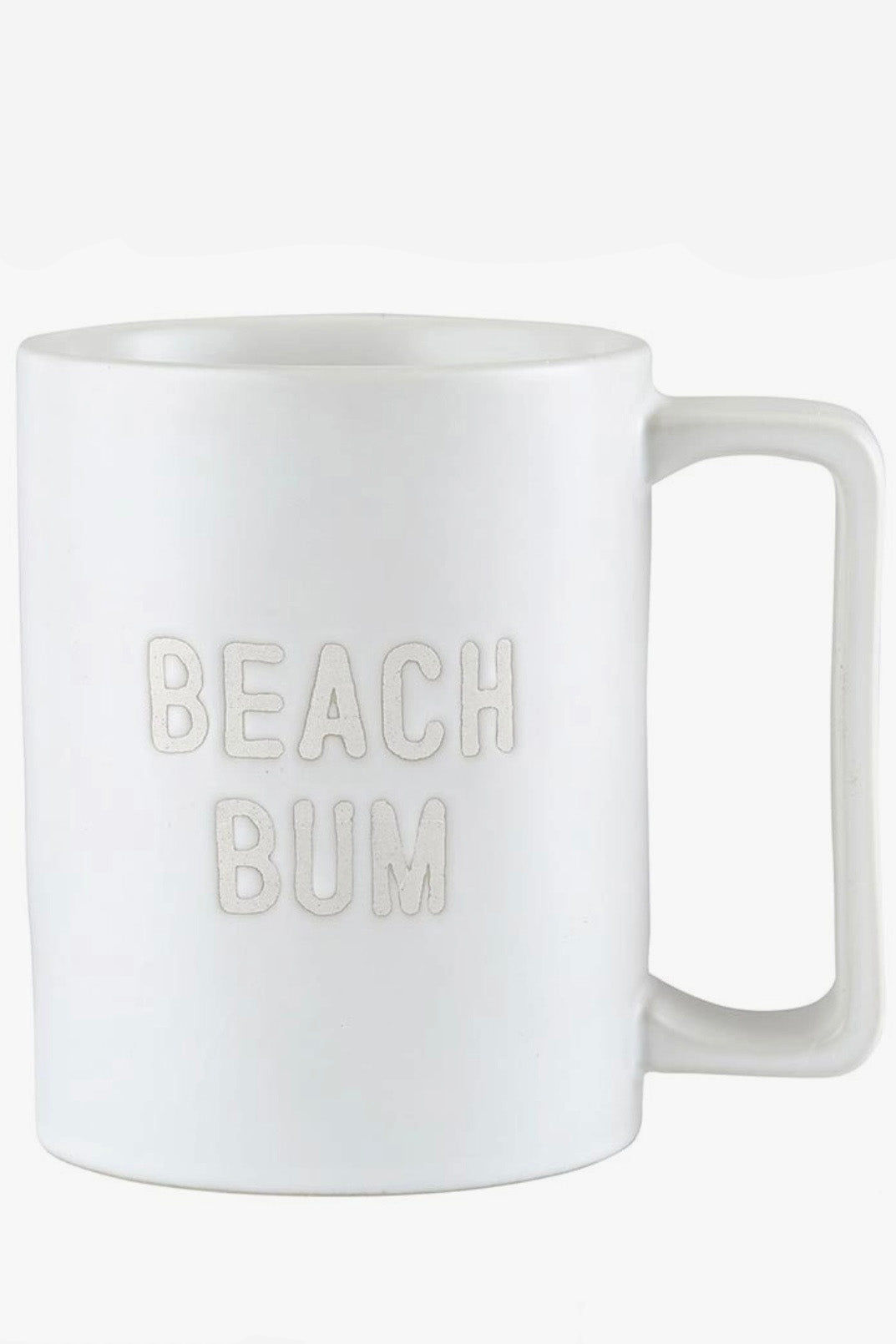 White Beach Bum Coffee Mug from Southern Sunday