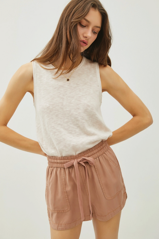 Clay Tencel Shorts from Southern Sunday