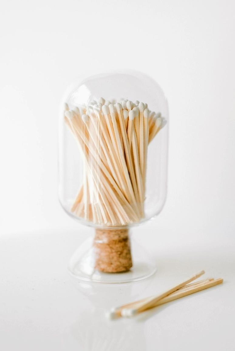 Glass Match Cloche from Southern Sunday Boutique in Naples, FL