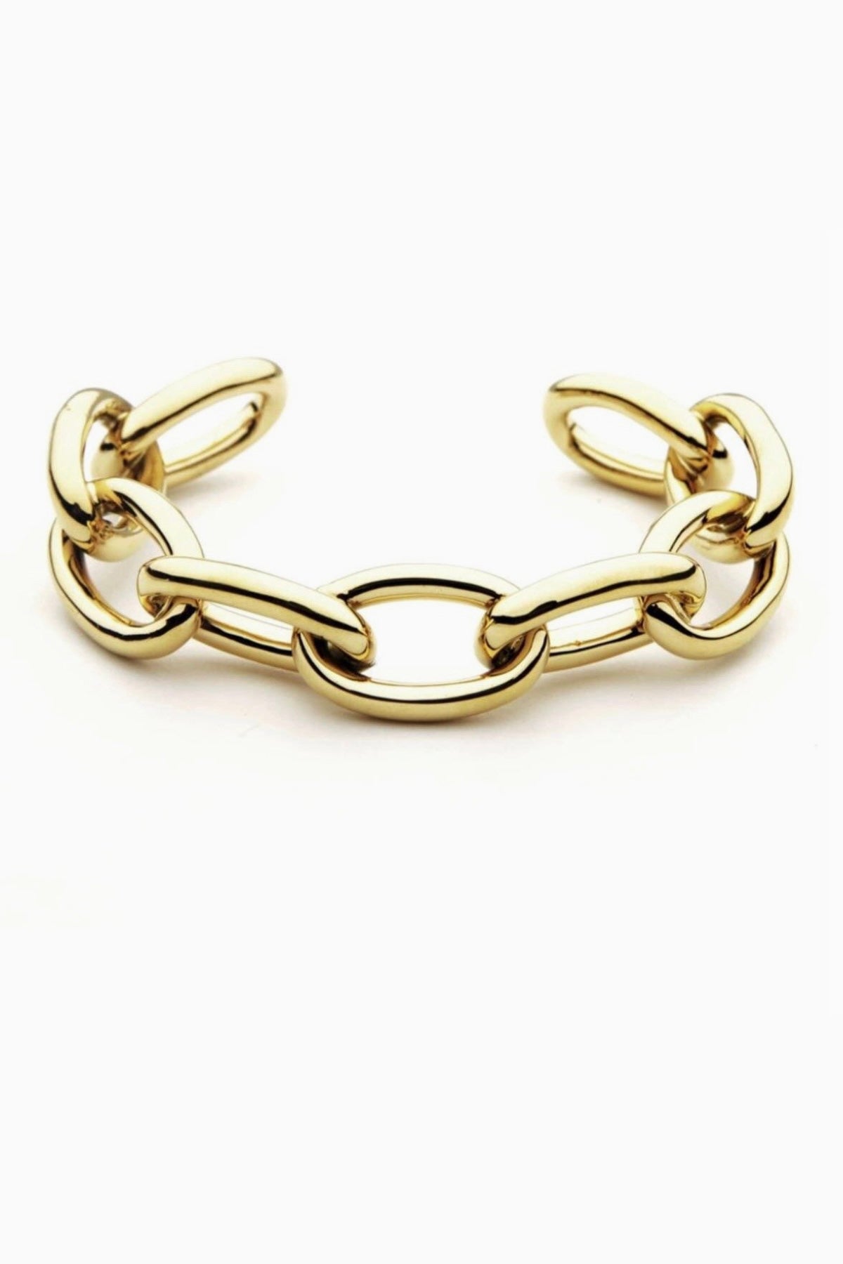 Gold Link Cuff Bracelet from Southern Sunday Boutique in Naples, FL