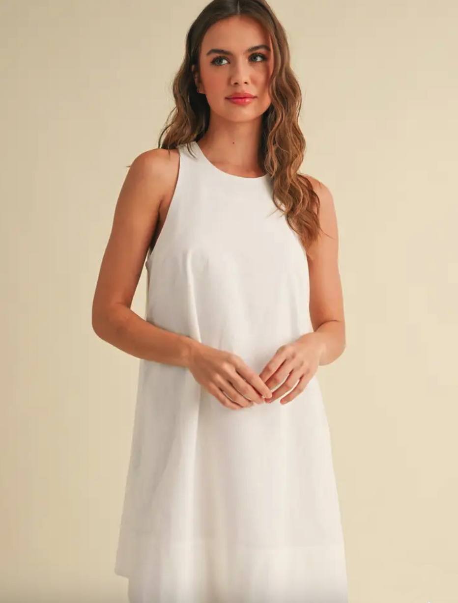 White sleeveless a line dress from Southern Sunday in Naples, FL