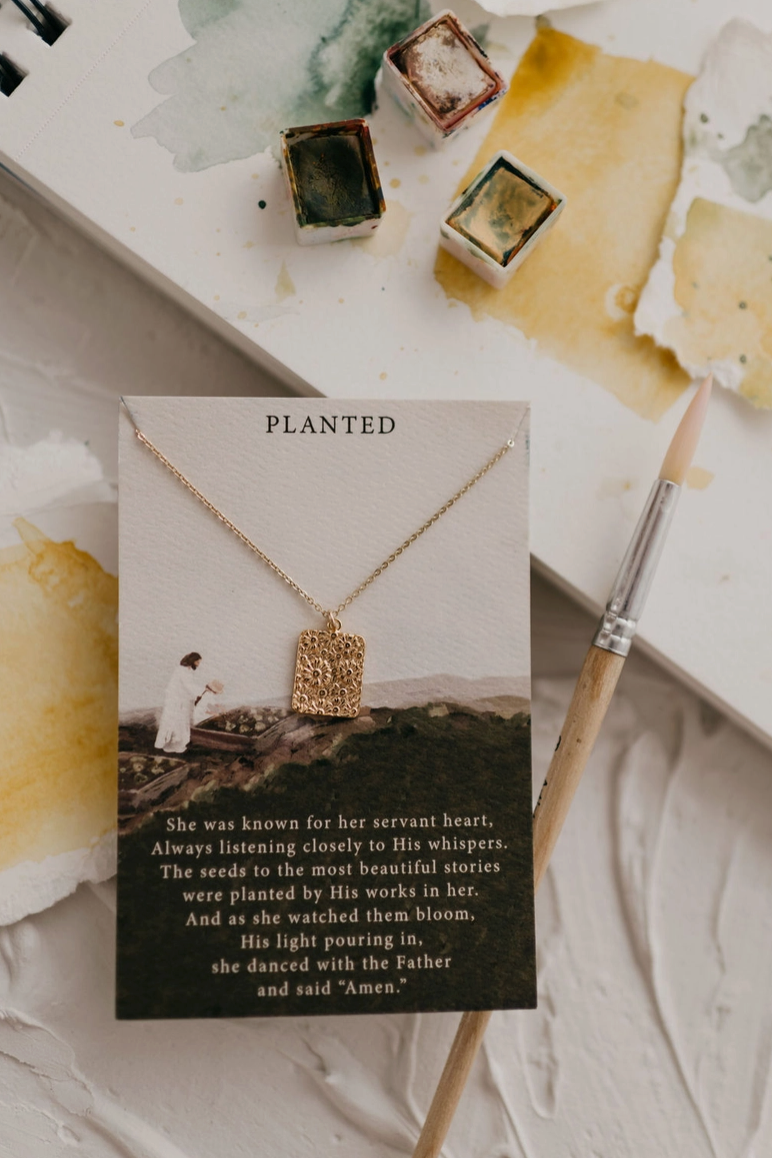 Planted Christian Necklace from Southern Sunday Boutique in Naples, FL