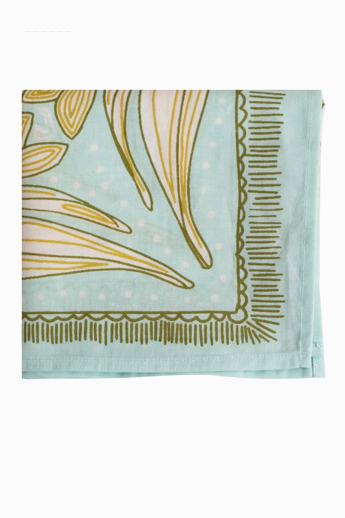 Elize Art Deco Print Cotton Bandana