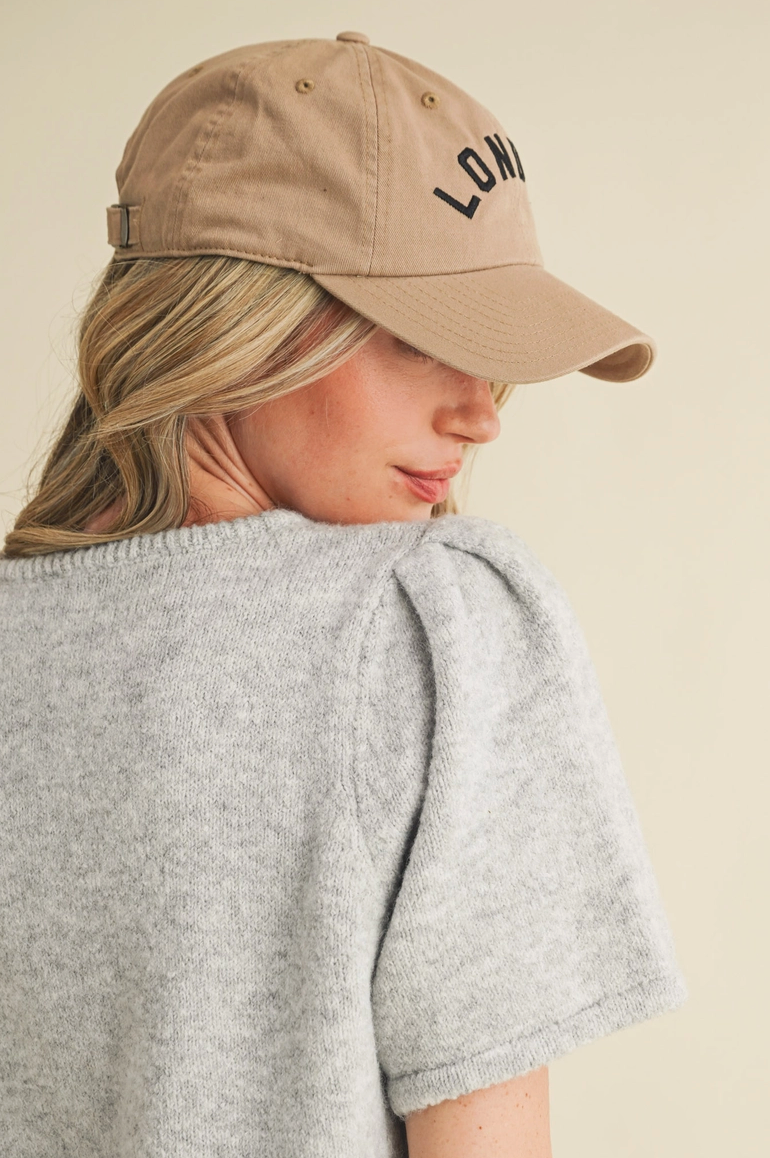 Gray Short Sleeve Cardigan from Southern Sunday Boutique in Naples, FL