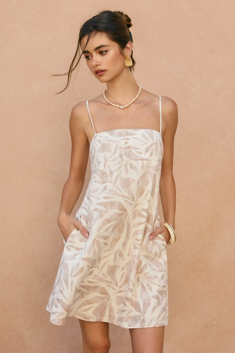 Seashore Babydoll A Line Mini Dress from Southern Sunday Boutique in Naples, FL