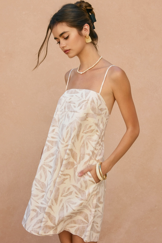 Seashore Babydoll A Line Mini Dress from Southern Sunday Boutique in Naples, FL