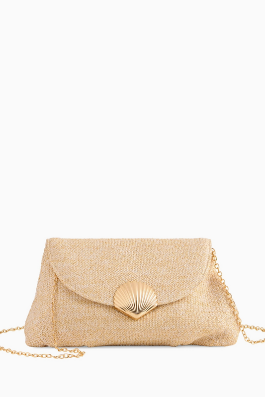 Kaia Shell Clutch from Southern Sunday Boutique in Naples, FL