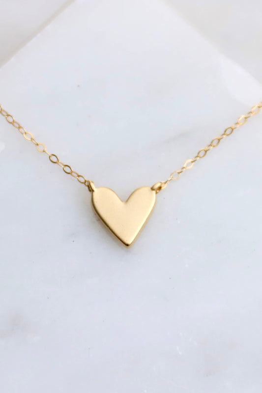 Gold Heart Necklace from Southern Sunday