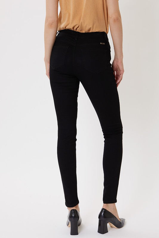 KanCan Black High Rise Skinny Jean Bottoms available at Southern Sunday