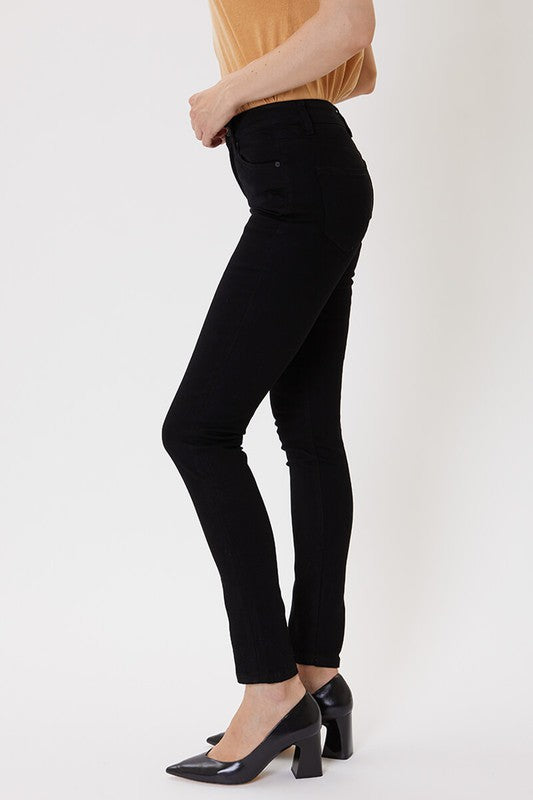 KanCan Black High Rise Skinny Jean Bottoms available at Southern Sunday