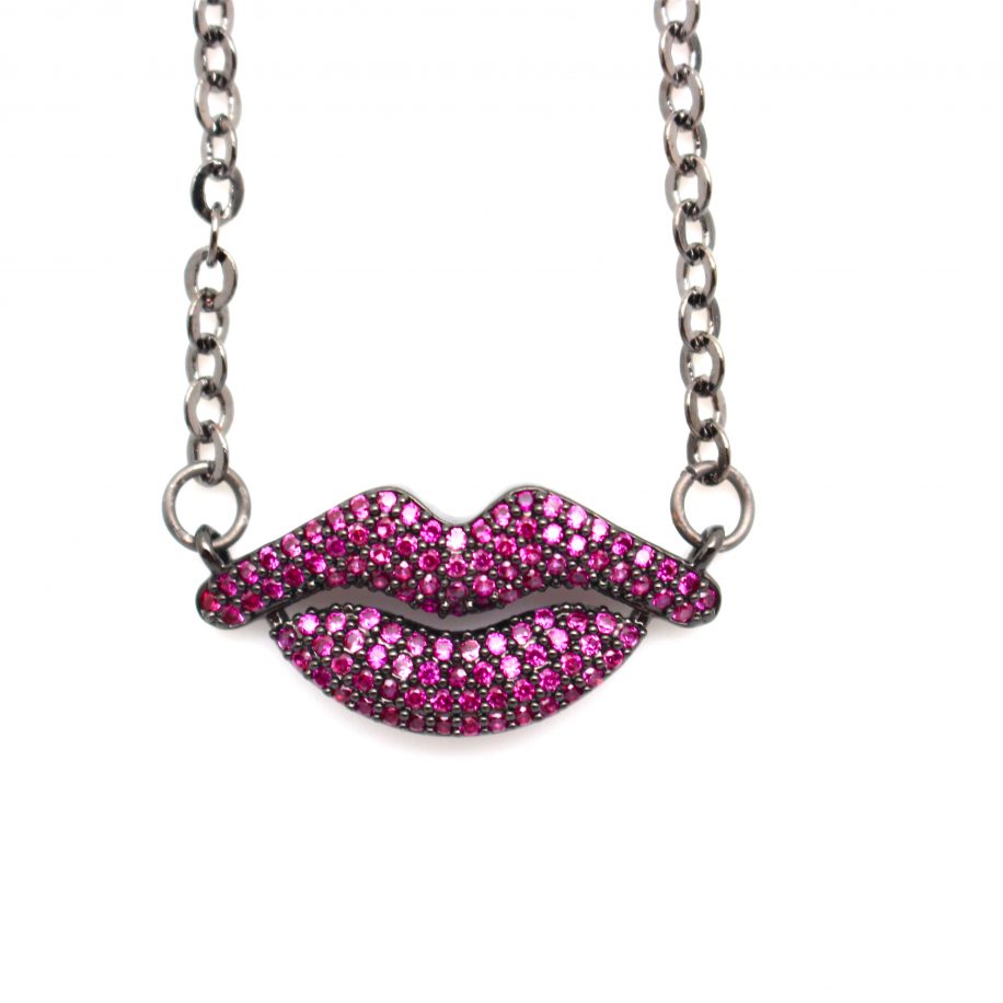 Lips Necklace Jewelry available at Southern Sunday