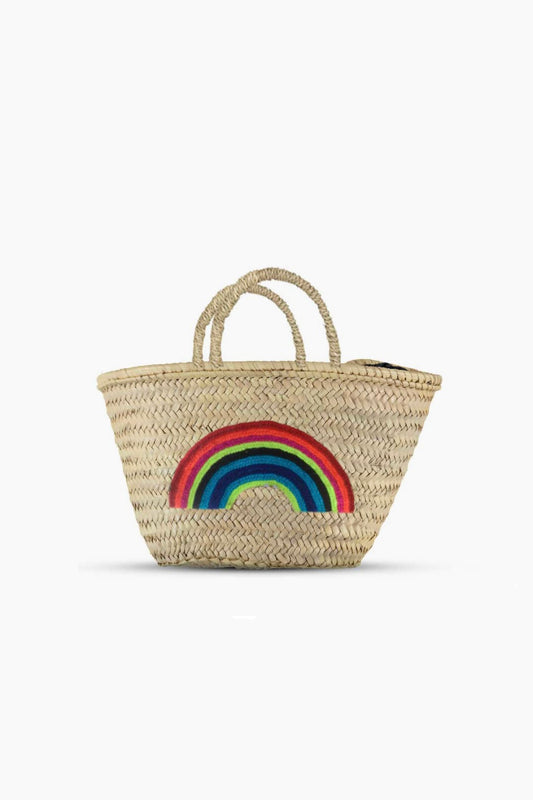 Rainbow Straw Bag Handbags available at Southern Sunday