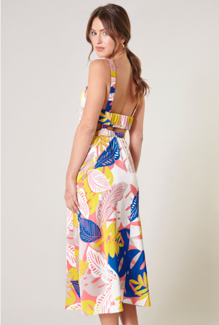 Palm Print Dress Dresses available at Southern Sunday