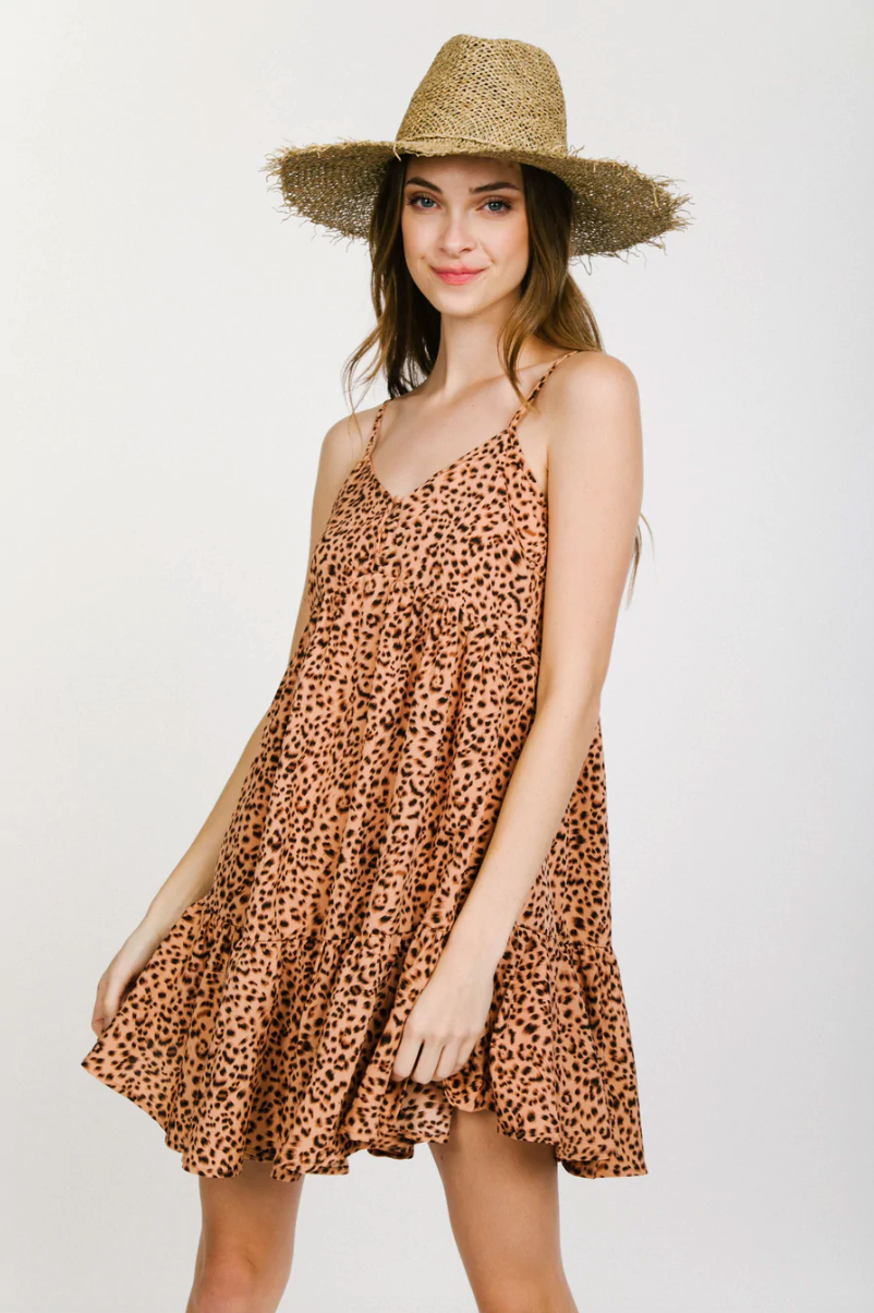 Cheetah Sundress Dresses available at Southern Sunday